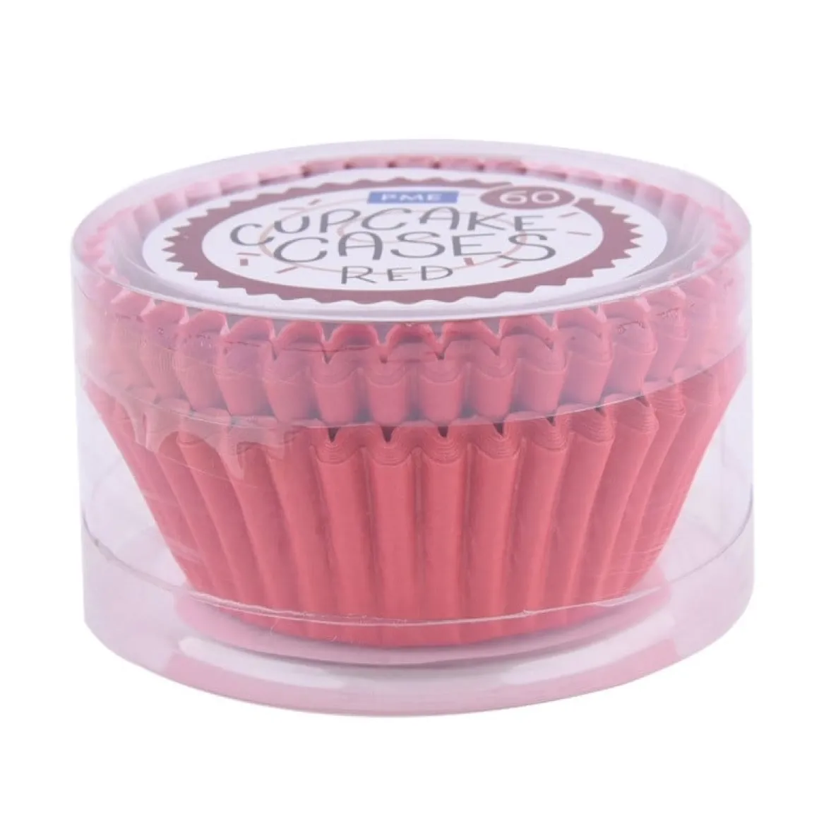 Cupcake Vormpjes PME Rood 60 stuks