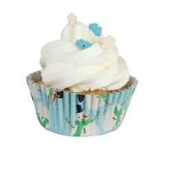 Cupcake Vormpjes PME Sneeuwpop 30 stuks