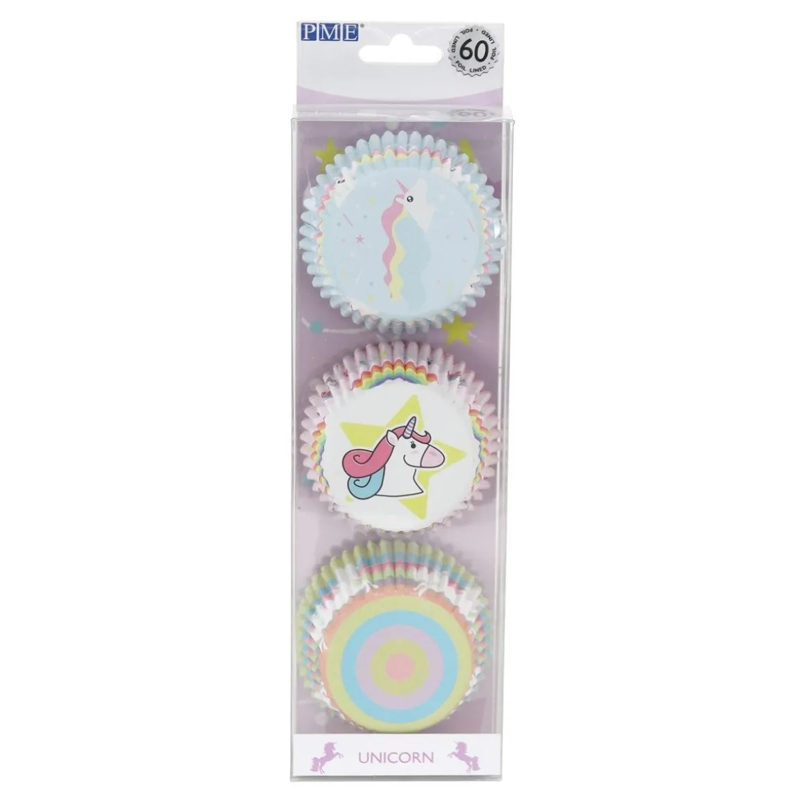 Cupcake Vormpjes PME Unicorn 60 stuks