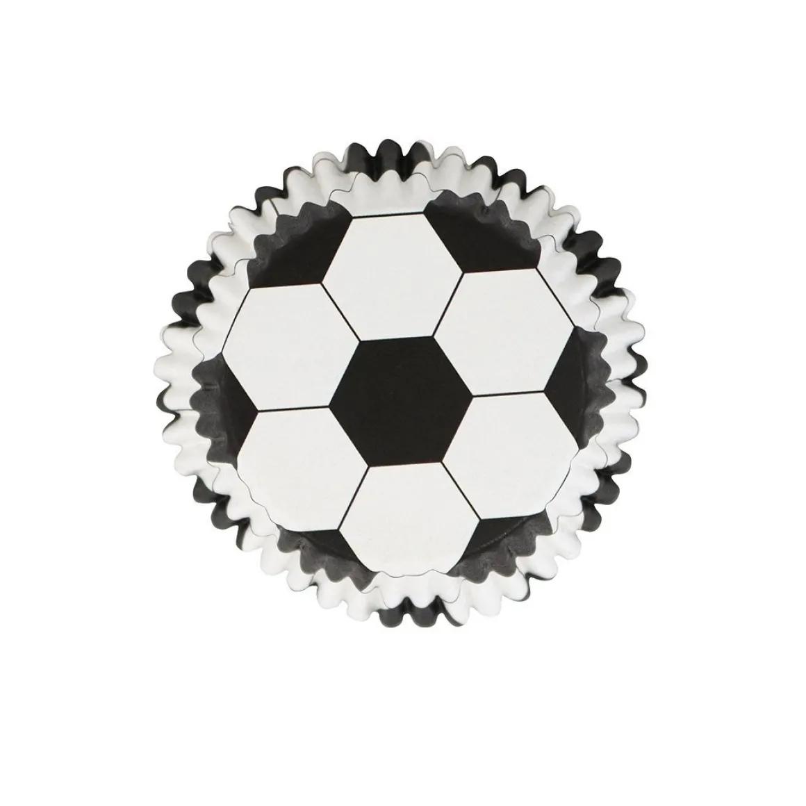 Cupcake Vormpjes PME Voetbal 30 stuks
