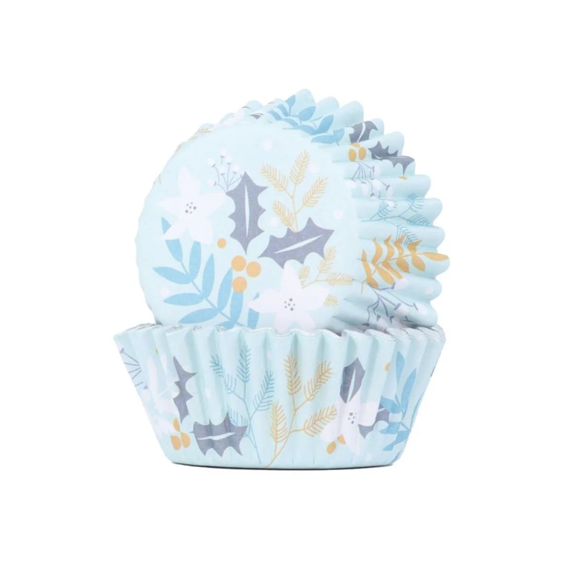 Cupcake Vormpjes PME Winter Bloemen 30 stuks**