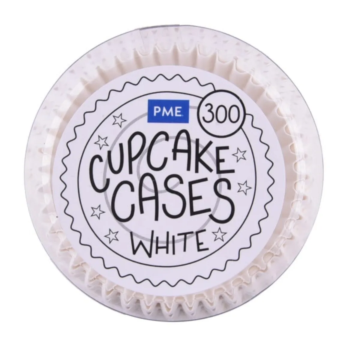 Cupcake Vormpjes PME Wit 300 stuks