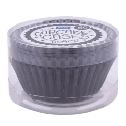 Cupcake Vormpjes PME Zwart 60 stuks