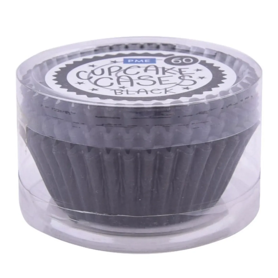 Cupcake Vormpjes PME Zwart 60 stuks
