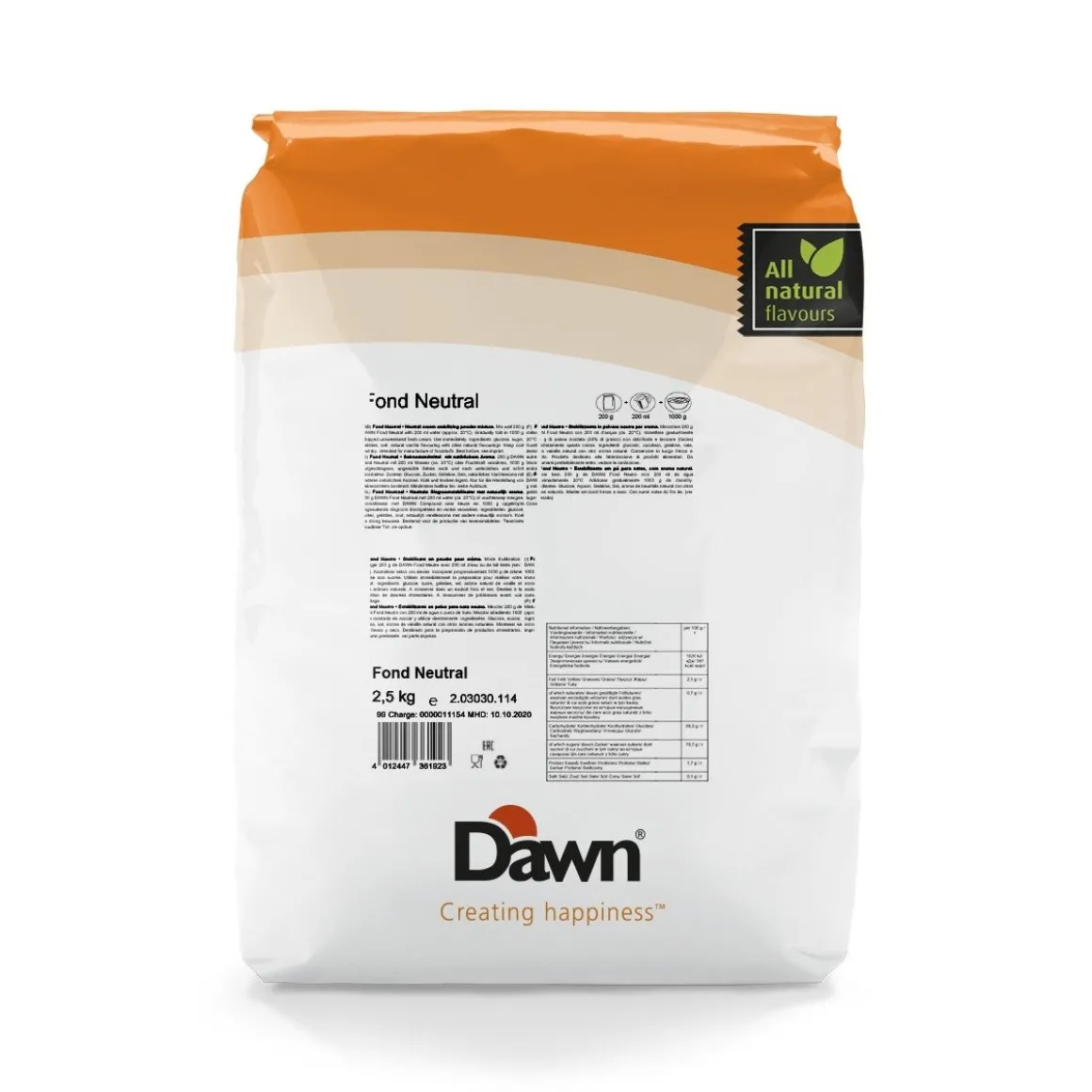Dawn Fond Neutraal (Mousse/Creme) 2,5kg