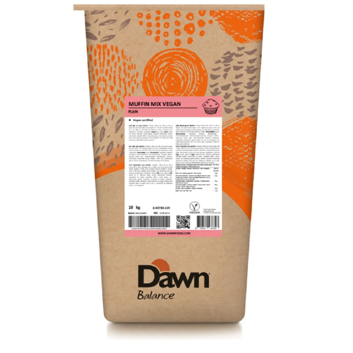 Dawn Vegan Muffin mix 10kg