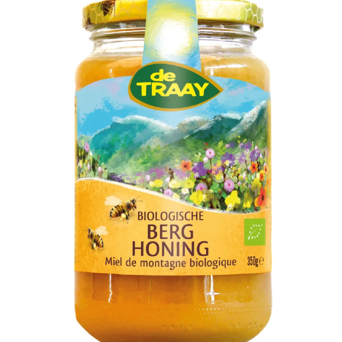 De Traay Berghoning Creme Biologisch 350g