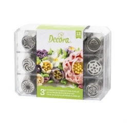 Decora Botercrème Spuitmondjes Set #3 12 stuks
