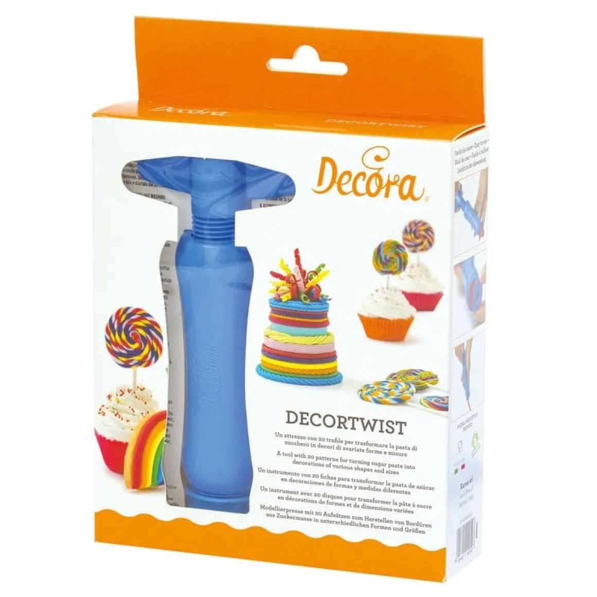 Decortwist Sugar Gun met 20 Schijven