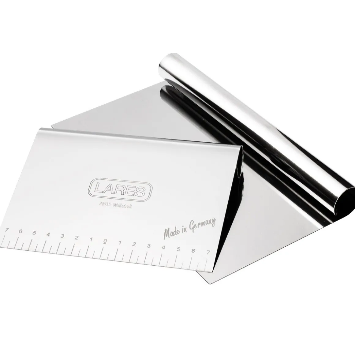 Deegsteker met Maataanduiding RVS 22x12cm