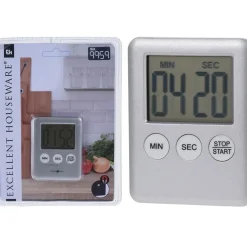 Digitale Timer Zilver