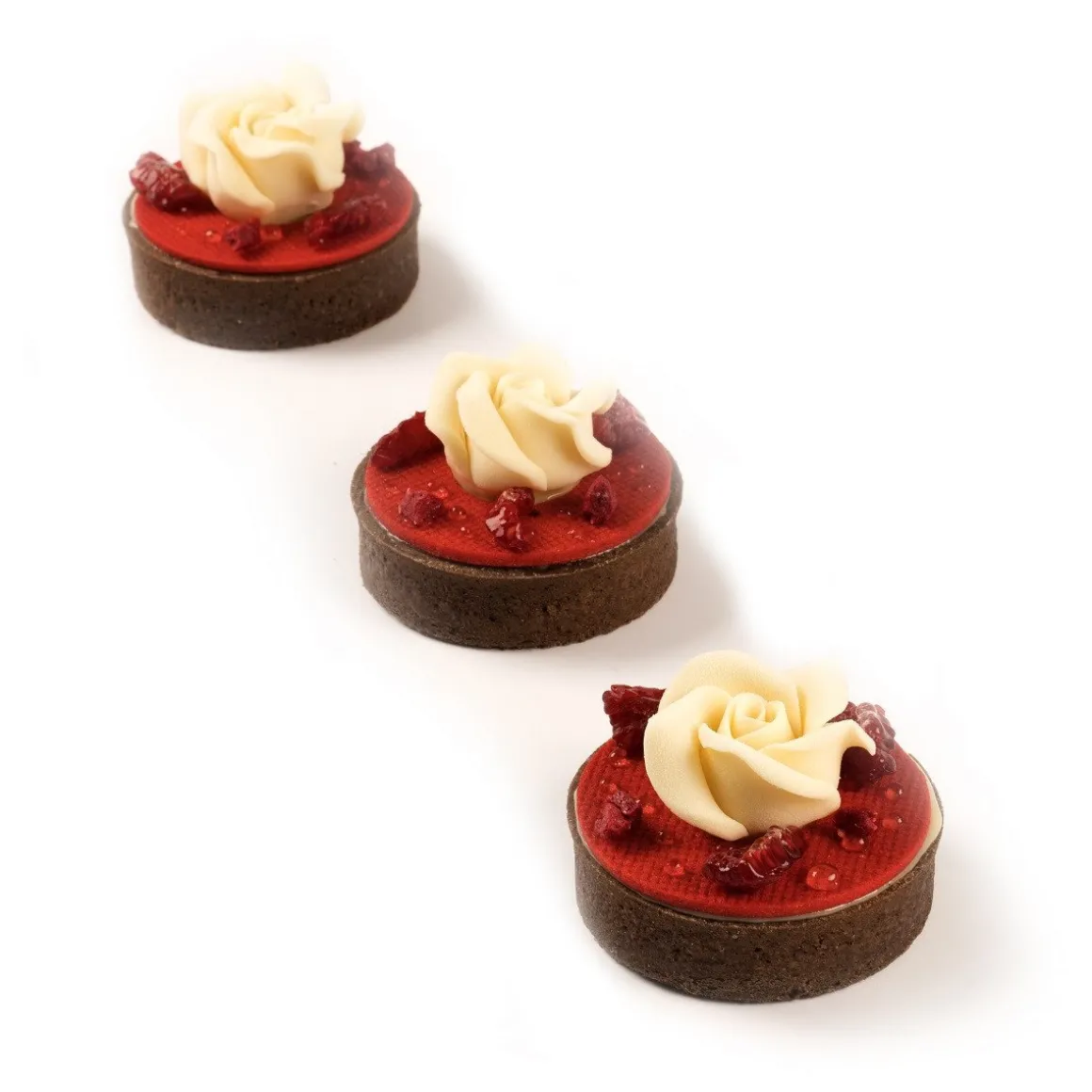 Dobla Chocolade Roos Wit (15 stuks)