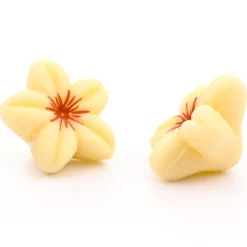 Dobla Chocoladedecoratie Bloem Wit (80 stuks)