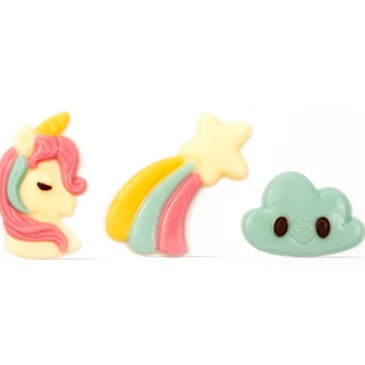 Dobla Chocoladedecoratie Unicorn Assortiment (138 stuks)