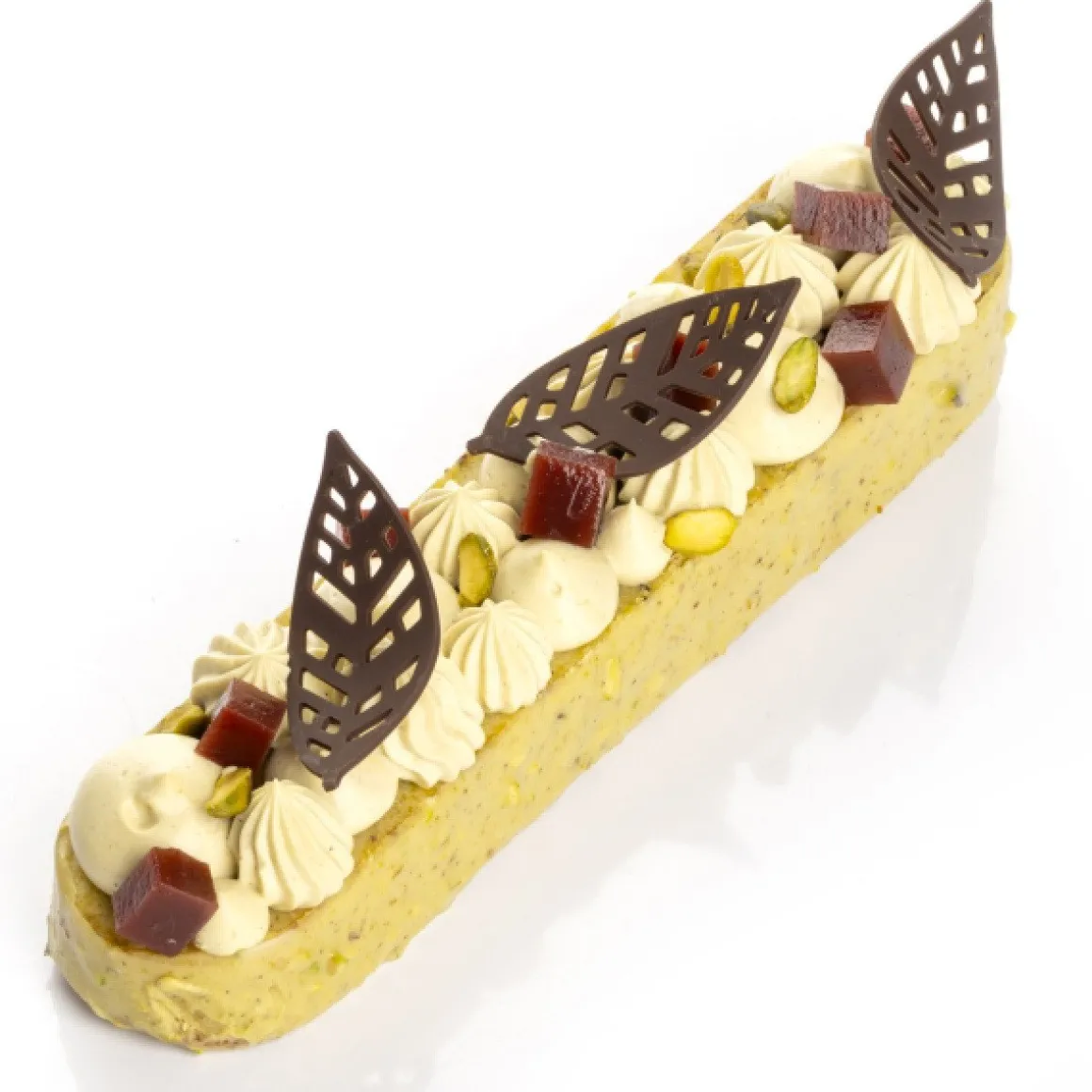 Dobla Chocoladedecoratie Gebogen Blad (96 stuks)