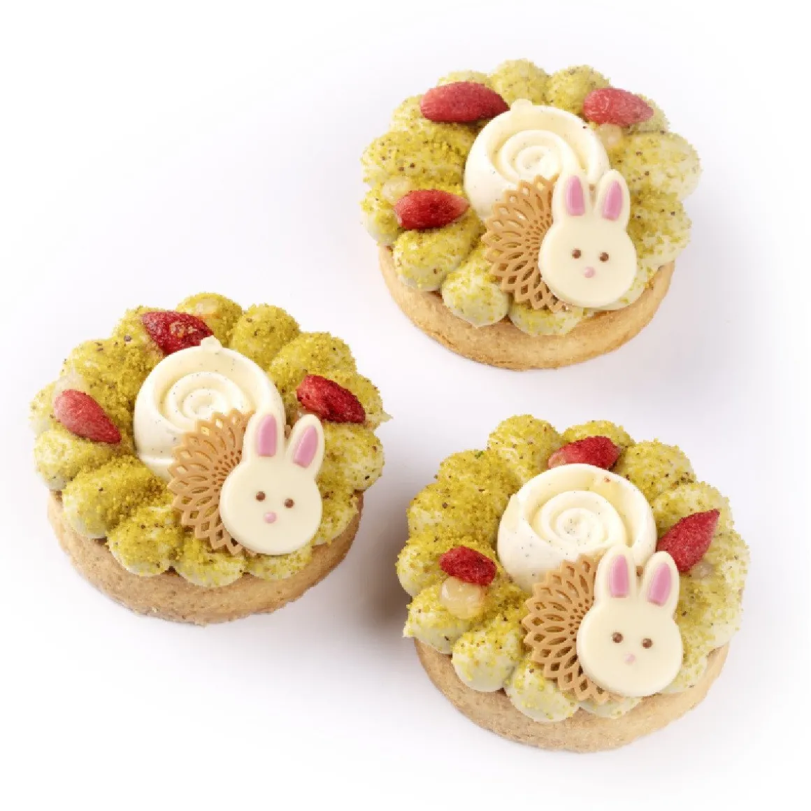 Dobla Chocoladedecoratie Paashaas Wit (90 stuks)