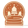 Dobla Chocoladedecoratie Sneeuwbol (144 stuks)