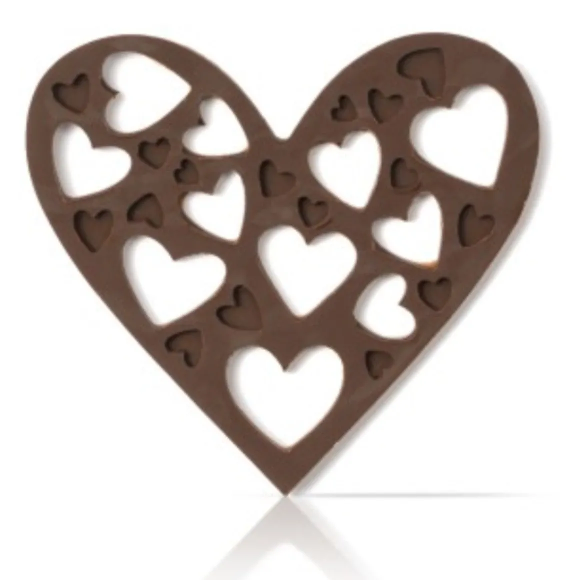 Dobla Chocoladedecoratie Lace Hart (96 stuks)