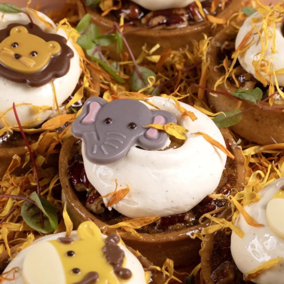 Dobla Chocoladedecoratie Safari Dier Assortiment (90 stuks)