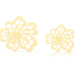 Dobla Chocoladedecoratie Lace Bloemen Wit (96 stuks)