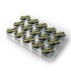 Dobla Chocoladedecoratie Happy Birthday (150 stuks)