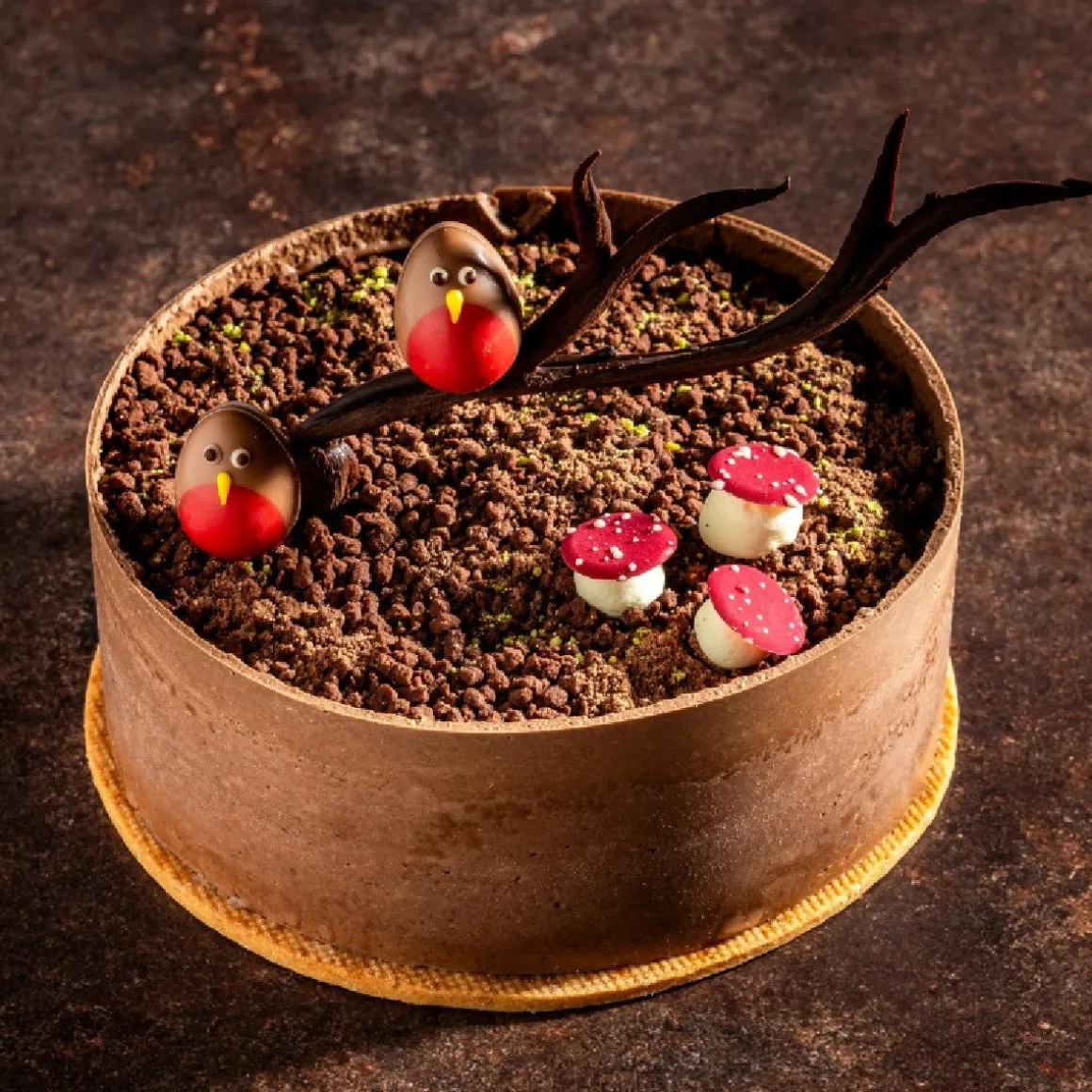 Dobla Chocoladedecoratie Roodborstje (36 stuks)**