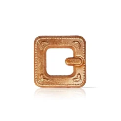 Dobla Chocoladedecoratie Kerstman Riem/Gesp Brons (132 st)