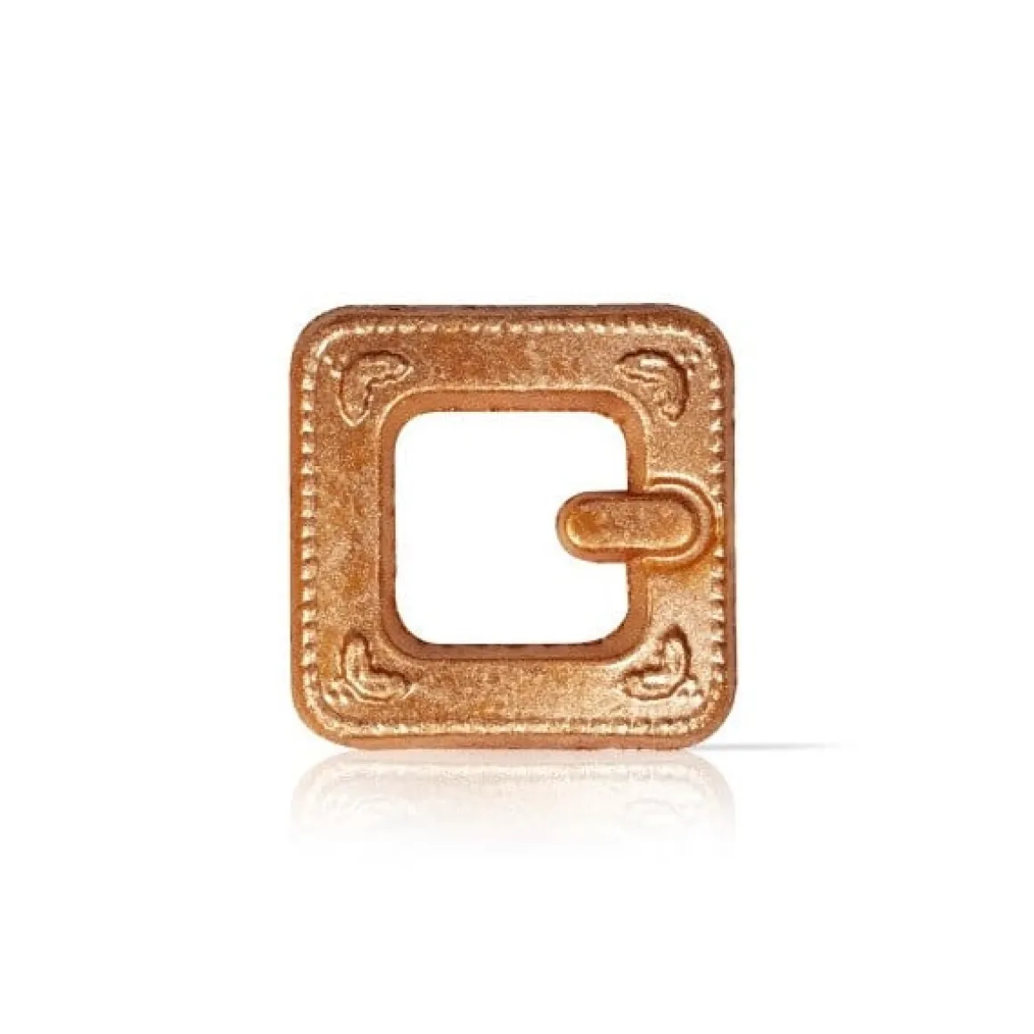 Dobla Chocoladedecoratie Kerstman Riem/Gesp Brons (132 st)