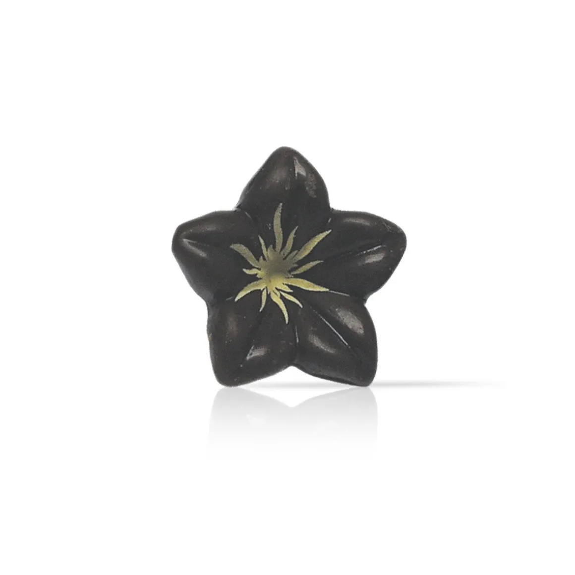 Dobla Chocoladedecoratie Bloem Donker (76 stuks)**