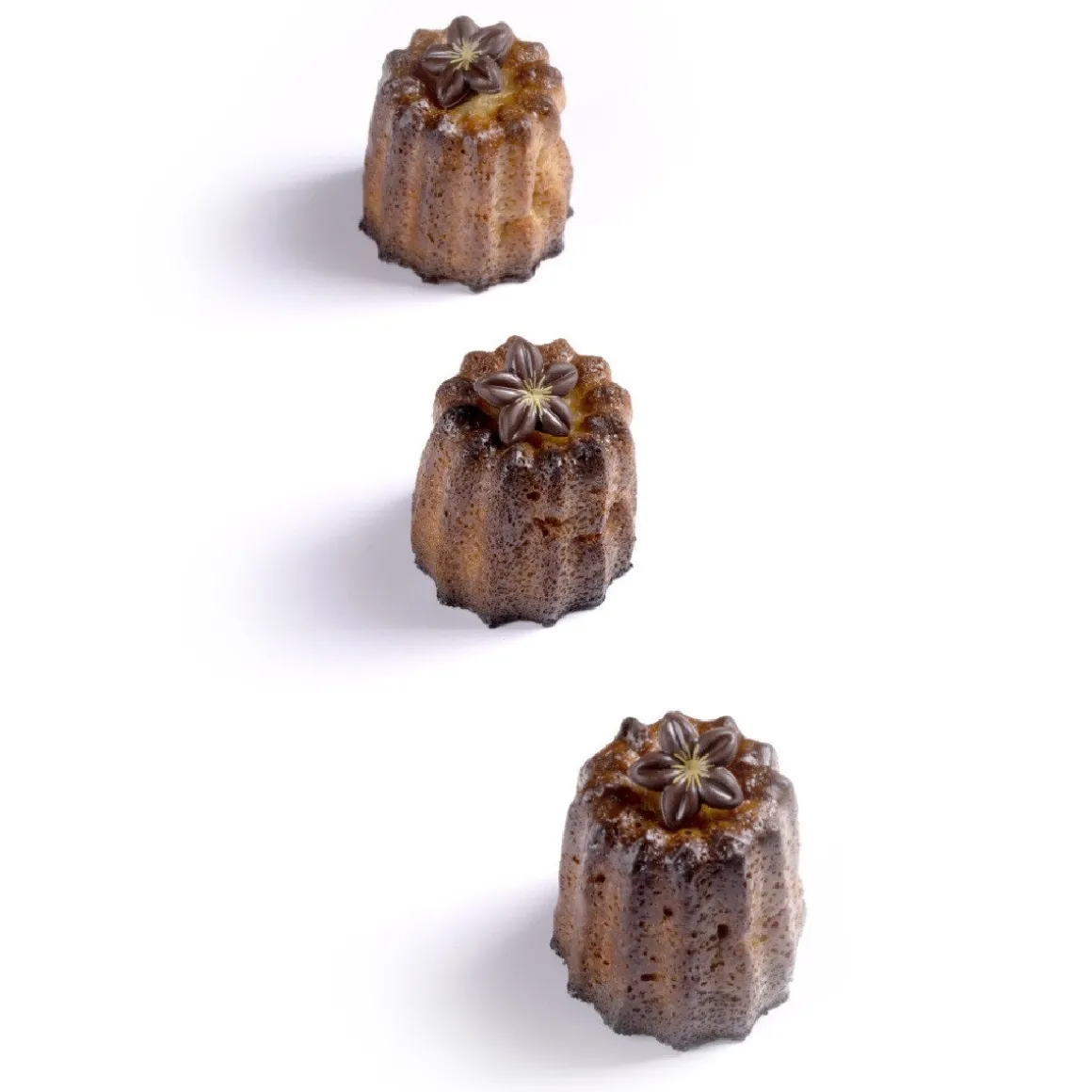 Dobla Chocoladedecoratie Bloem Puur (80 stuks)