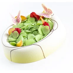 Dobla Chocoladedecoratie Vlinders Roze/Wit (120 stuks)