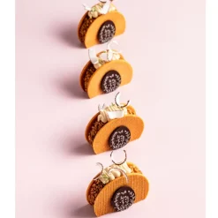 Dobla Chocoladedecoratie Paasei met Bloemenveld (144 stuks)