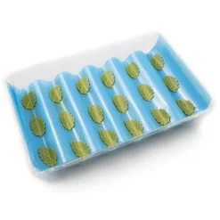 Dobla Chocoladedecoratie Gebogen Blad Groen (144 stuks)