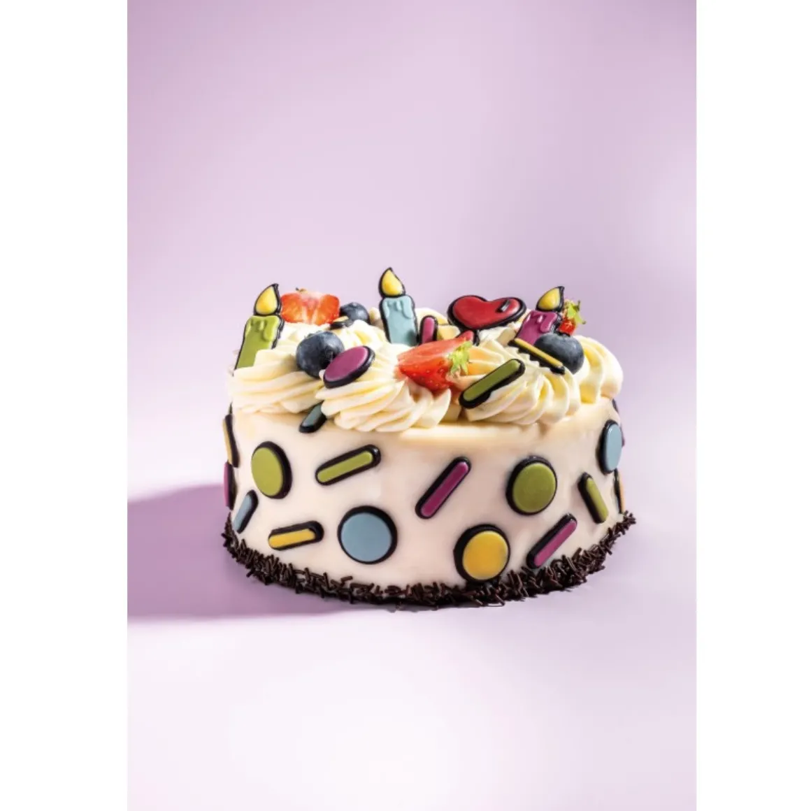 Dobla Chocoladedecoratie Cartoon Assortiment (224 stuks)