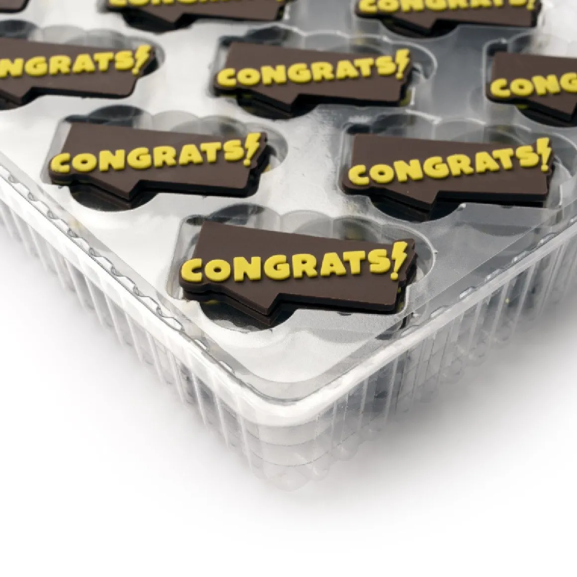 Dobla Chocoladedecoratie Congrats! (150 stuks)