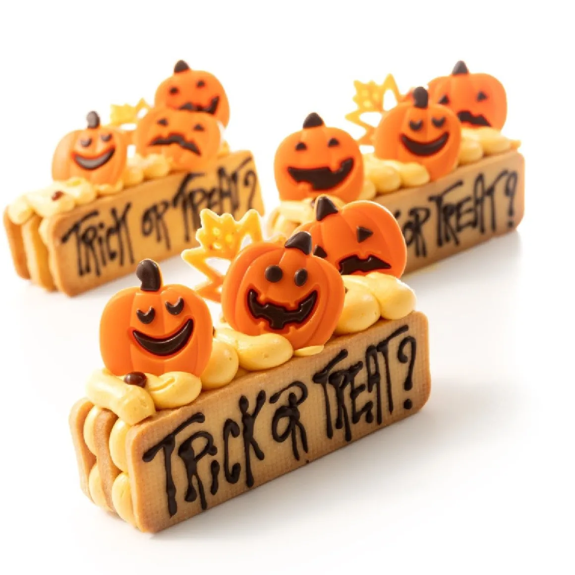 Dobla Chocoladedecoratie Pompoen Gezichten (90 stuks)