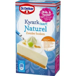 Dr. Oetker Kwarktaart Naturel (zonder bodem) Mix 195g