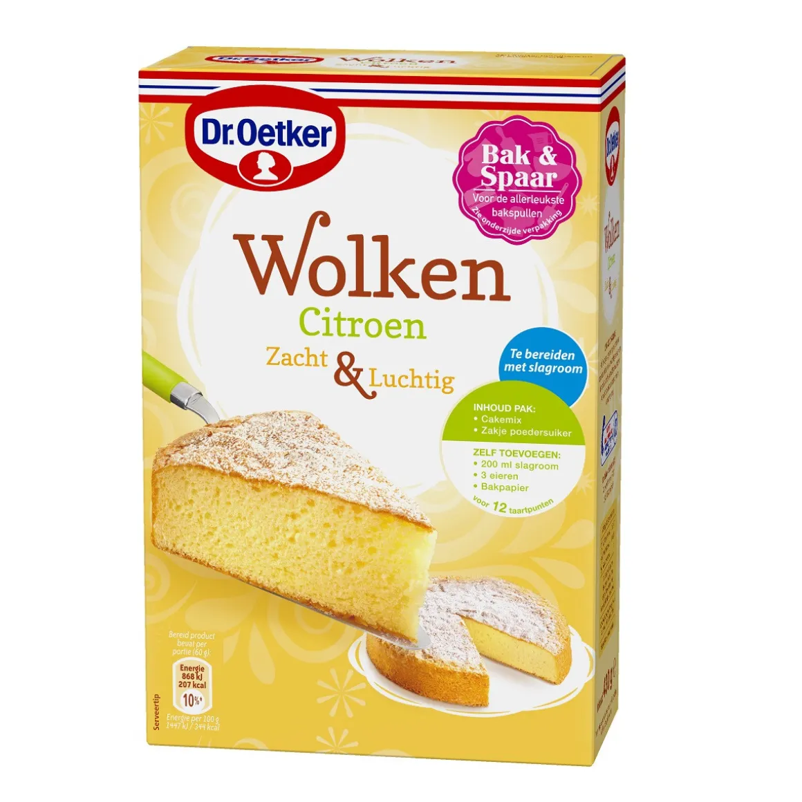 Dr. Oetker Wolken Citroencake Mix 430g
