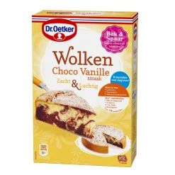 Dr. Oetker Wolken Vanille Chocoladecake Mix 455g