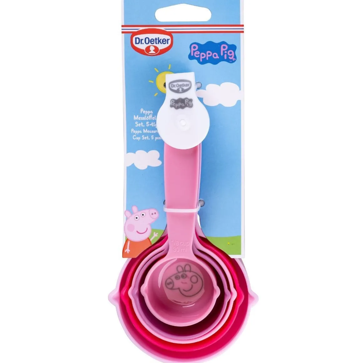 Dr.Oetker Peppa Pig Maatbekerset Set/5**
