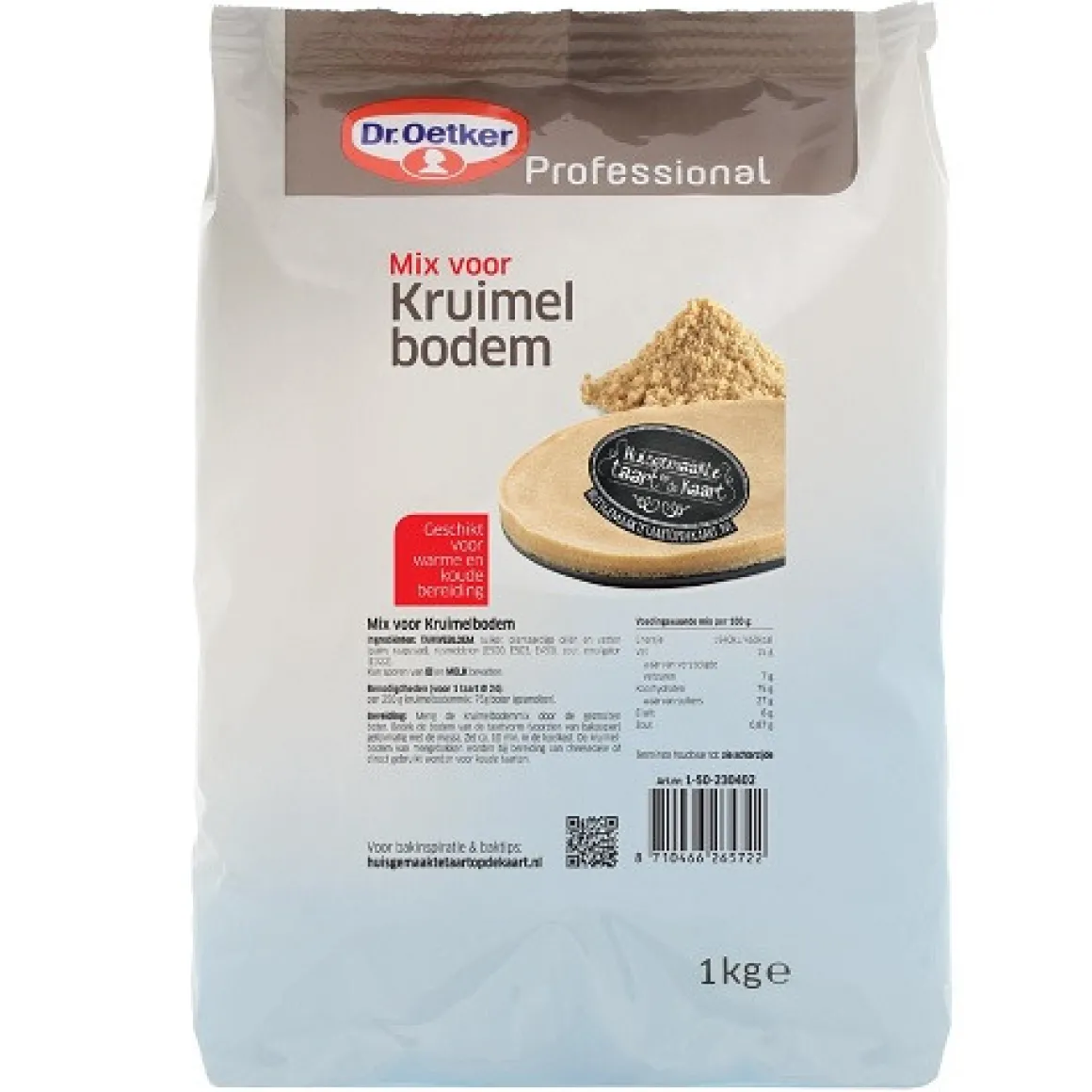 Dr.Oetker Prof. Kruimelbodem mix 1kg