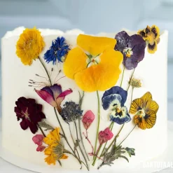 Eetbare Geperste Bloementuin met Steel (15 stuks)