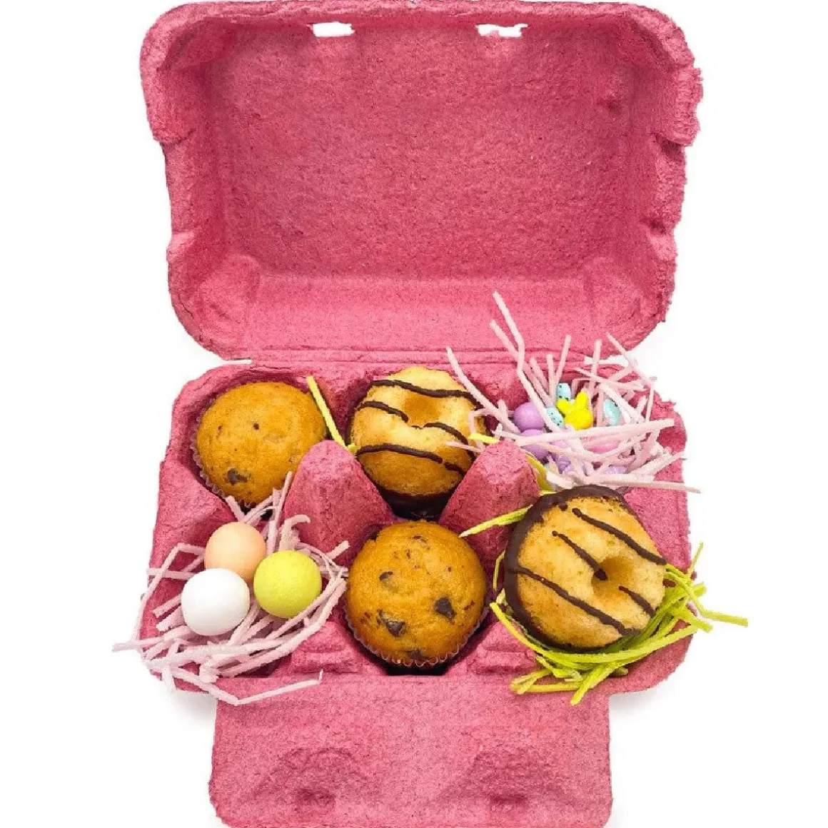 Eierdoos Roze 6 Eieren