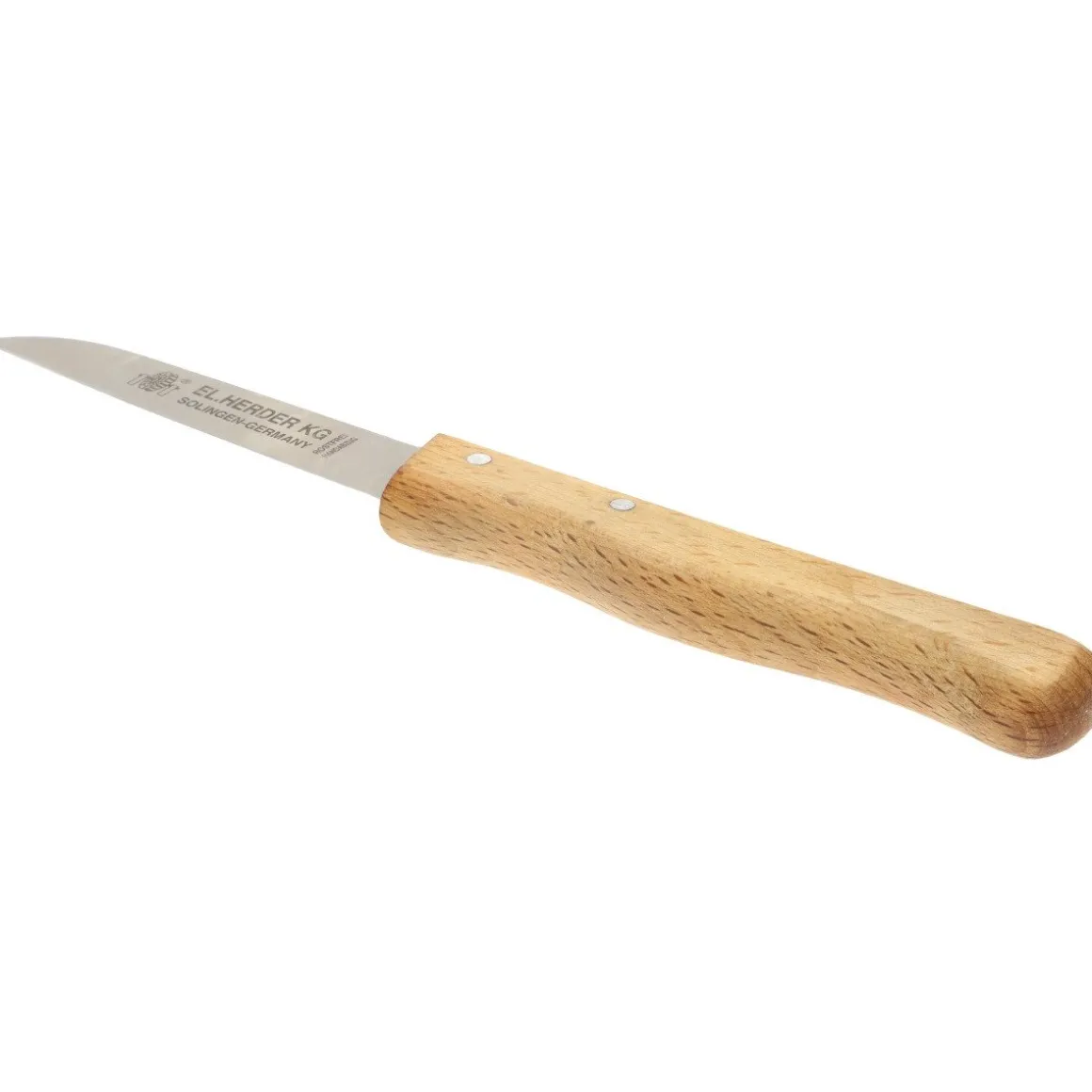 El Herder Schilmes RVS met Houten Handvat 8cm