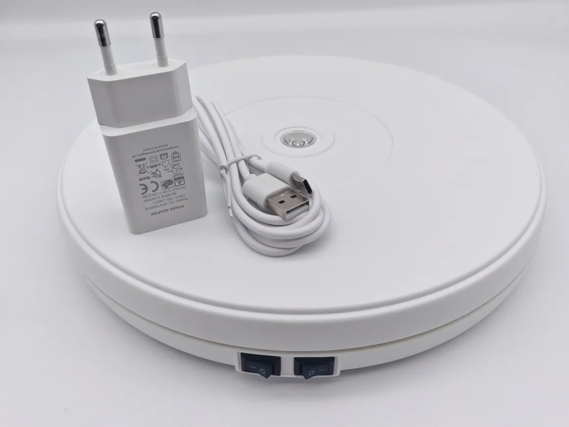 Electrisch draaibaar plateau Ø25cm max.10kg