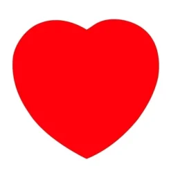 Etiket 'Hart Rood' 500 stuks