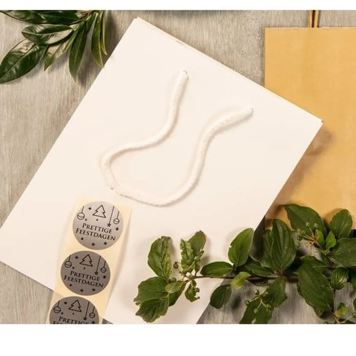 Etiket 'Prettige Feestdagen' 500 stuks