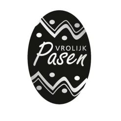 Etiket 'Vrolijk Pasen' 500 stuks