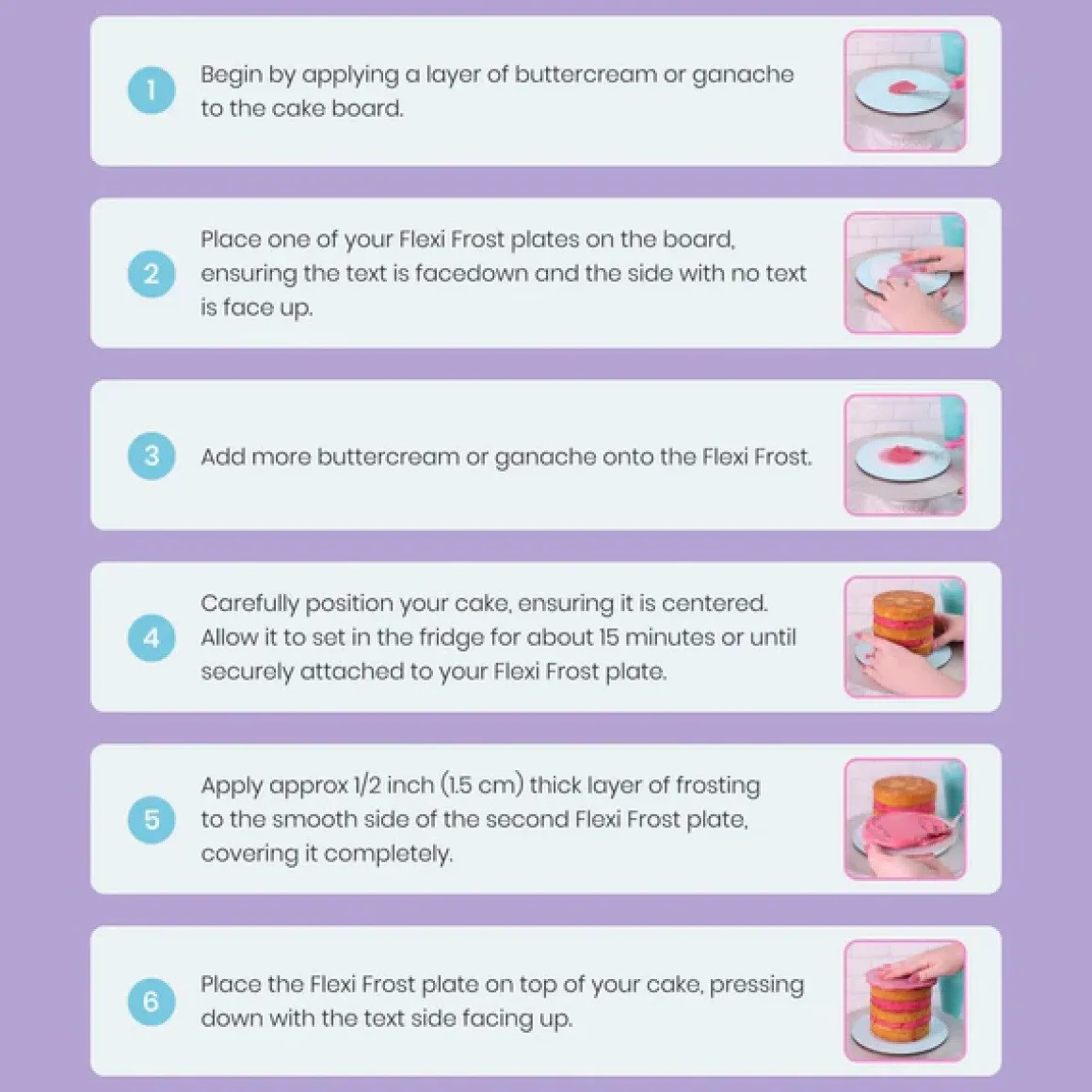 Frost Form Flexi Botercrème Plaat Rond 16,5cm Set/2