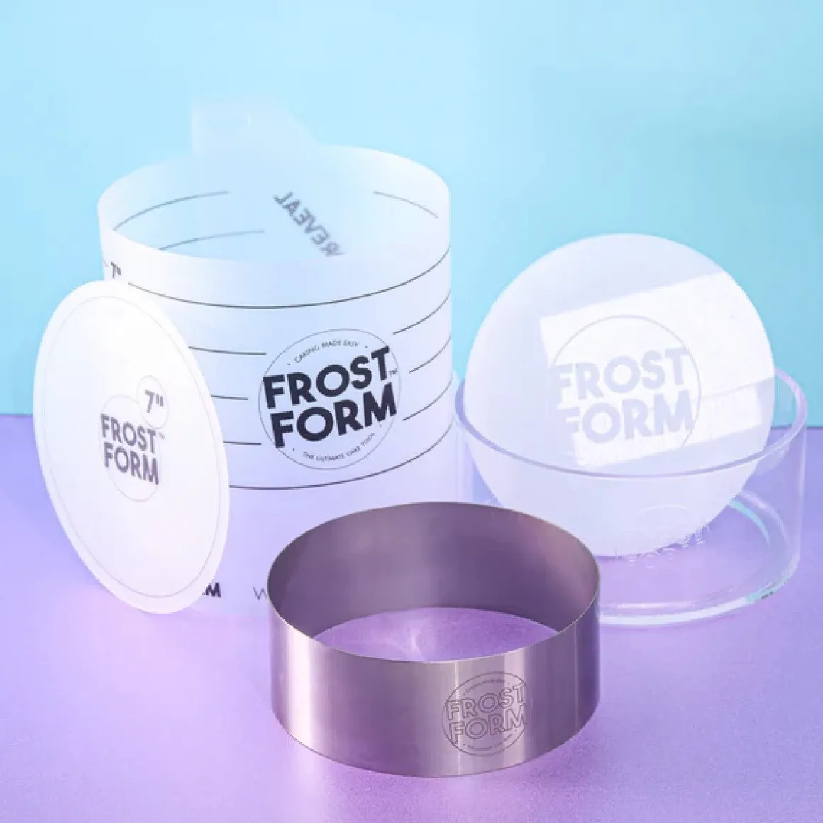 Frost Form Taart Coating Kit Rond 18cm